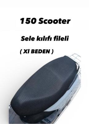 150 CC Scooter Sele Kılıfı Fileli XL Beden