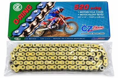 520 X 120 O-ringli CZ Çek Zincir Gold