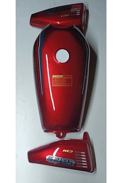 CG BENZİN DEPO desenli kırmızı (12187)