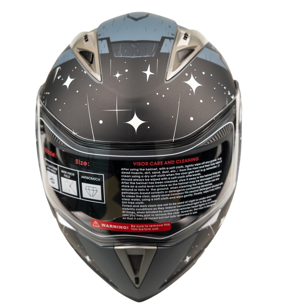 Helmet Jk 902 Çene Açılır Kask Mat Siyah