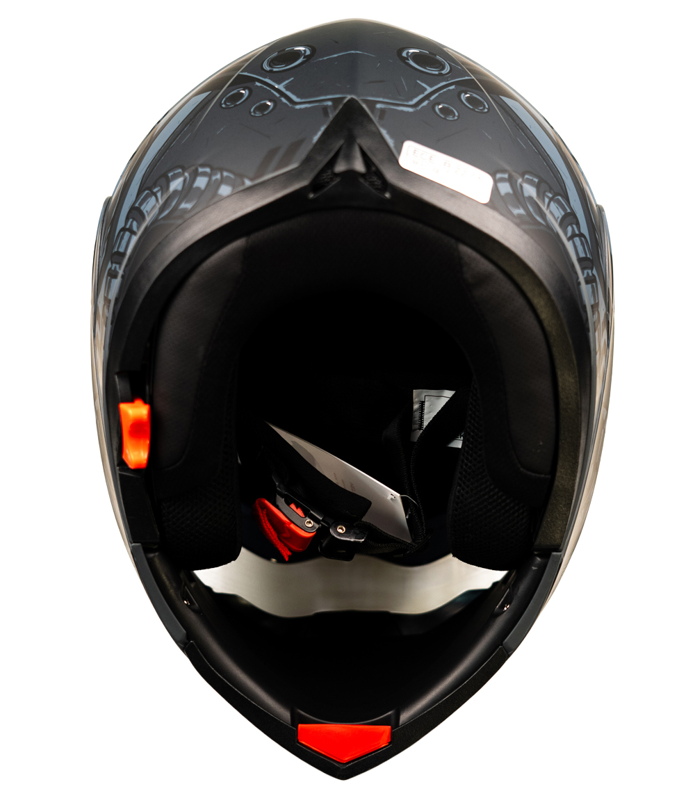 Helmet Jk 902 Çene Açılır Kask Mat Siyah - 5