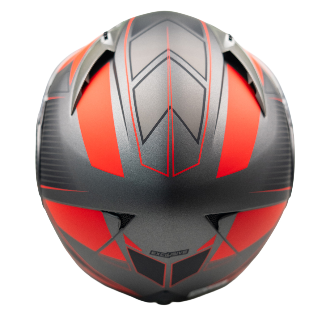 Helmet Jk 902 Çene Açılır Kask, Fiyat Performans Ürünü Güneş Vizörlü kırmızı-siyah-gümüş Motosiklet Kaskı - 2