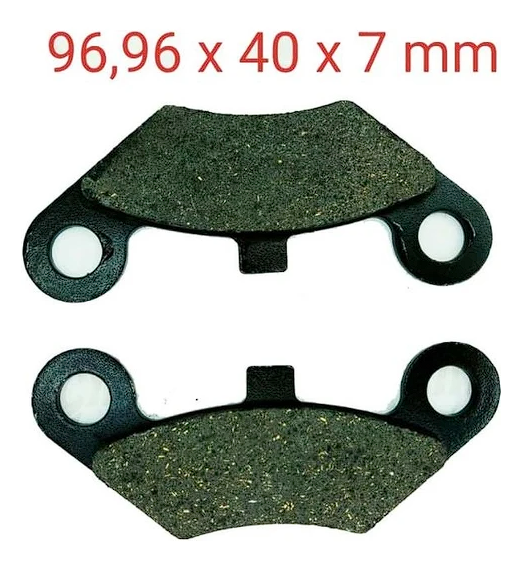 Atv Linhai Ön (Viptrac Arka) Fren Disk Balatası Fa453 Yuvarlak Delik 2 Kulak (00453)