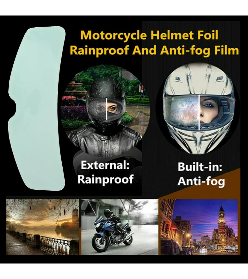 Kask Pinlock Bugun Onleyici 24.5cm Lens Yagmur Gecirmez Nano Koruyucu Kaplama