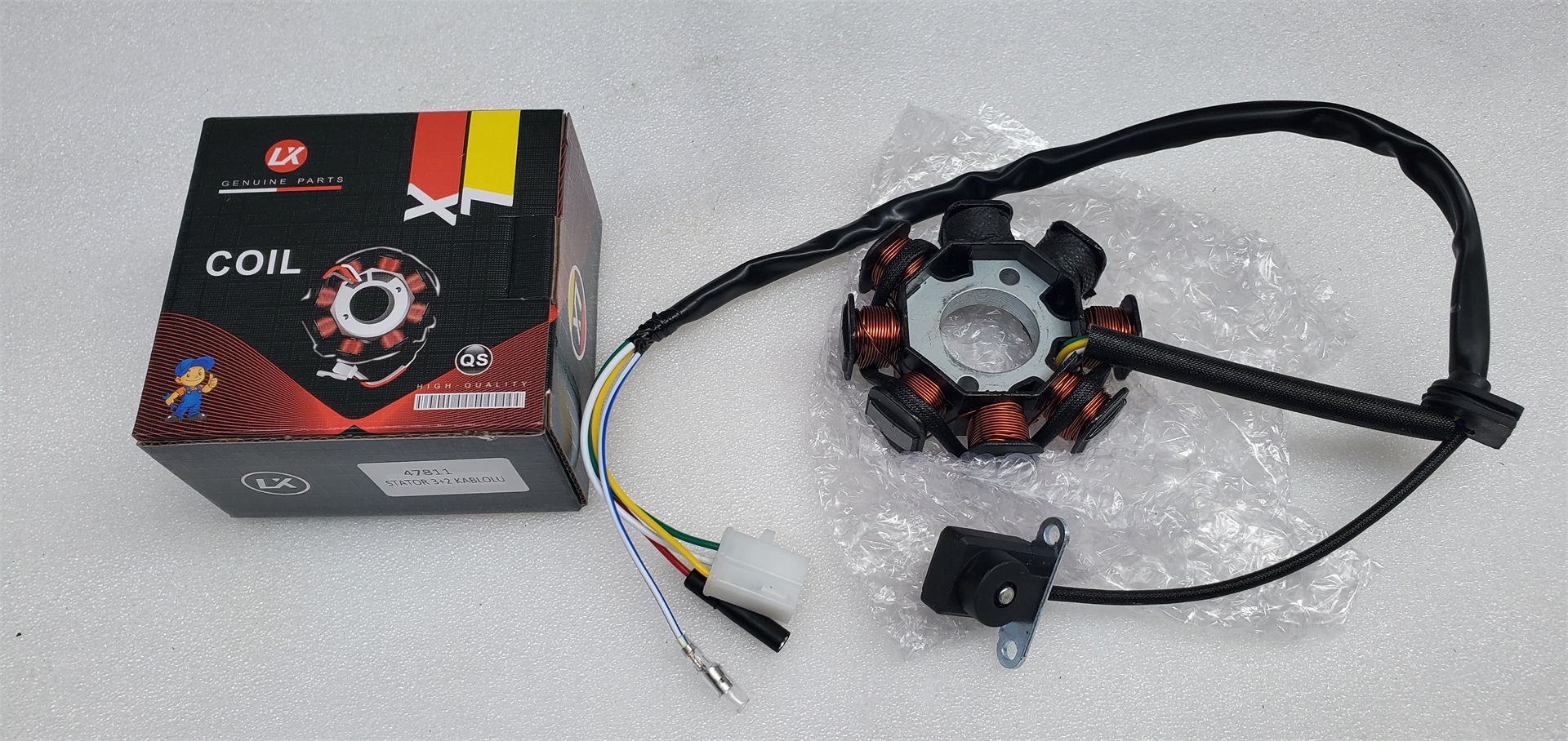 50 CC SCOOTER STATÖR (3+2) KABLOLU (47811)